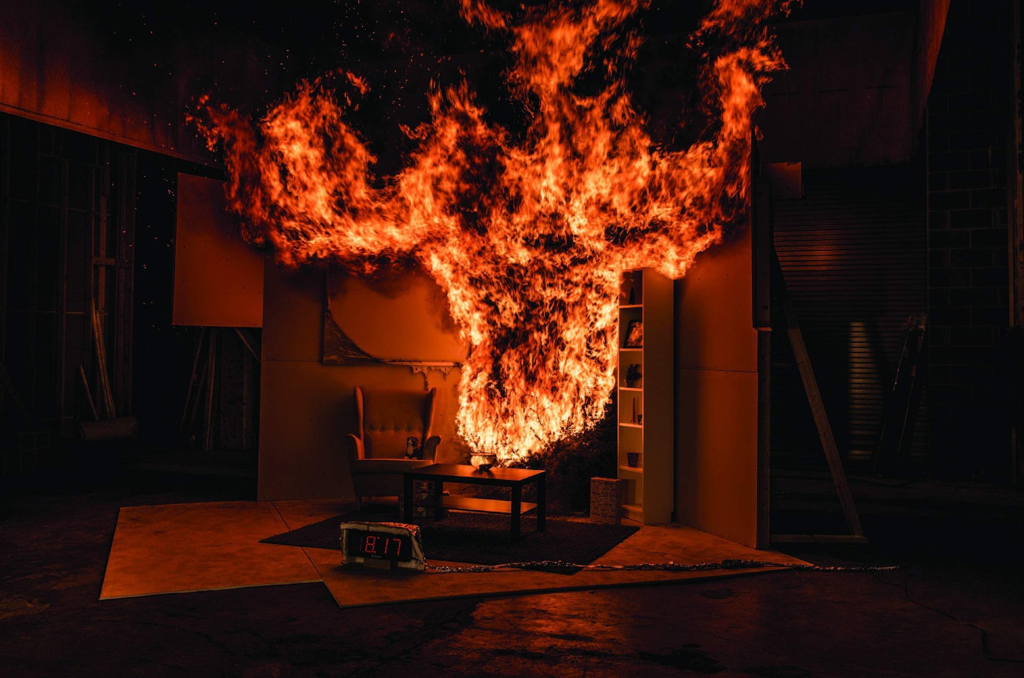 Full-Scale Home Safe Fire Test
