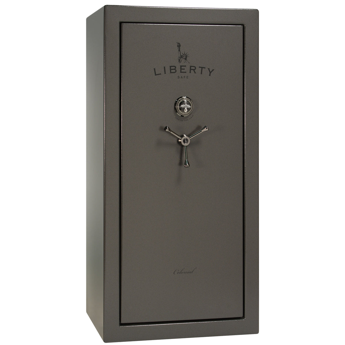 Colonial Series | Level 4 Security | 75 Minute Fire Protection | 23 PRO FLEX | DIMENSIONS: 60.5&quot;(H) X 30&quot;(W) X 22&quot;(D*) | Gray Marble | Mechanical Lock - Closed
