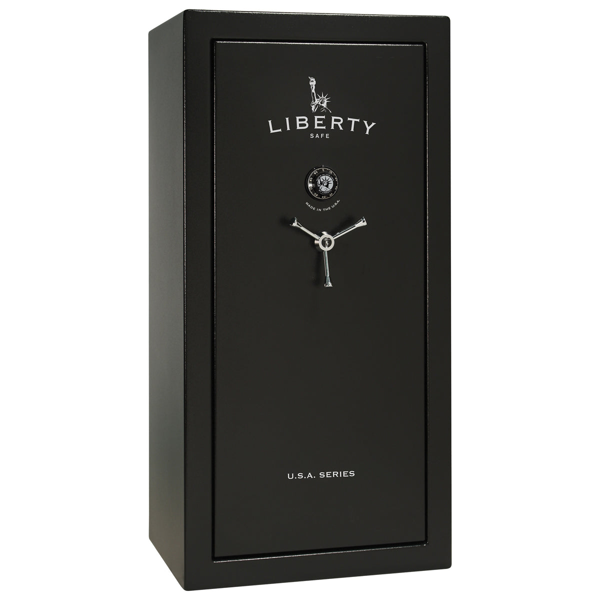 USA Series | Level 3 Security | 60 Minute Fire Rating | 30 | Dimensions: 60.5&quot;(H) x 30&quot;(W) x 22&quot;(D) | Black Textured | Mechanical Lock - Closed Door