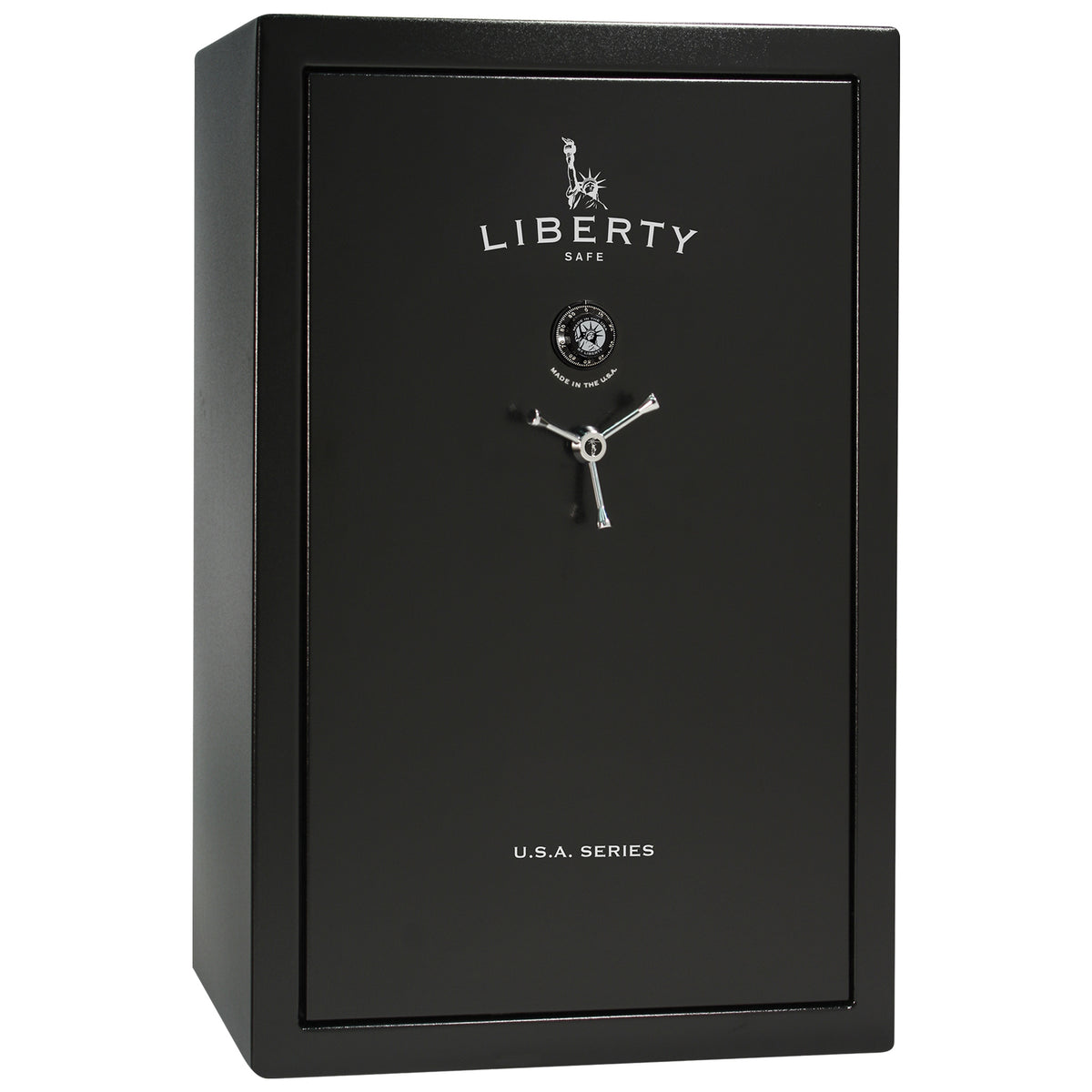 USA Series | Level 3 Security | 60 Minute Fire Rating | 48 | Dimensions: 60.5&quot;(H) x 42”(W) x 22&quot;(D) | Black Textured | Mechanical Lock - Closed Door